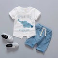 Baby Boys Summer Clothes Outfits Sets Newborn Shirt + Shorts Suits Cloth for toddler Baby Boys clothing 1st babies Birthday Sets