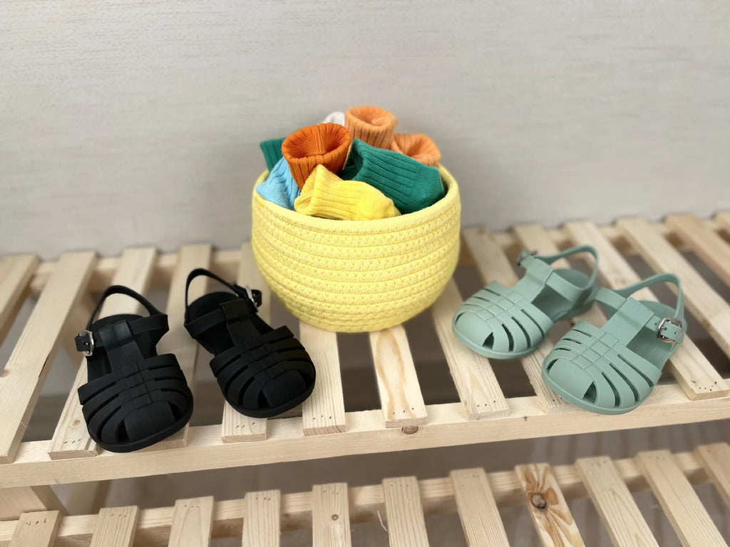Baby Girls Summer Sandals 2-7y Toddler Soft Non-slip Princess Solid Kids Candy Jelly Children Shoes Casual Roman Sandals