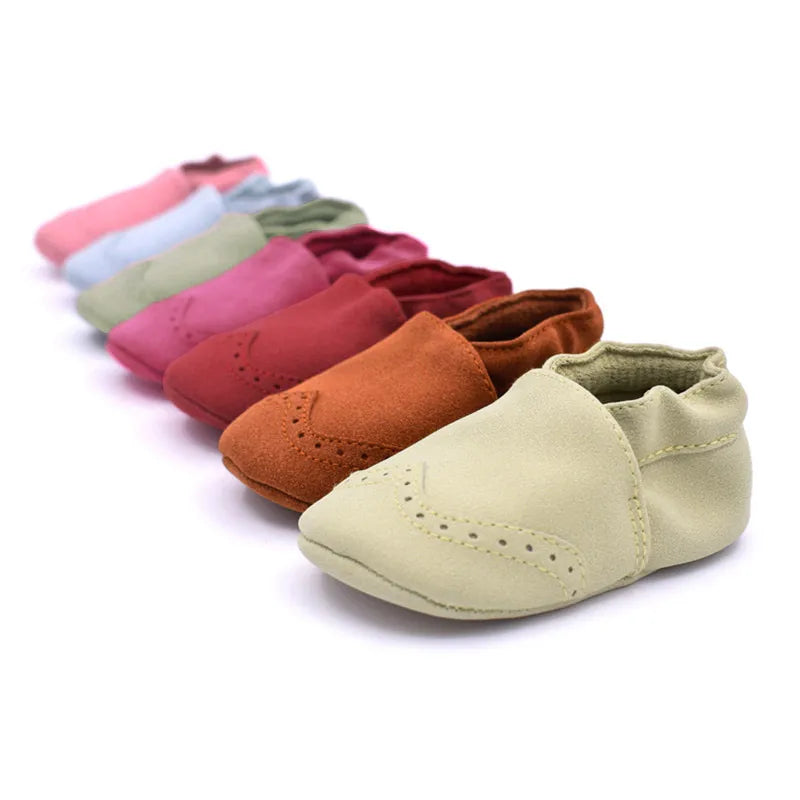 Baby  High Quality Nubuck Leather Shoes Infant Toddler Baby Girl Boy Soft Moccasins Shoes Newborn Baby First Walk