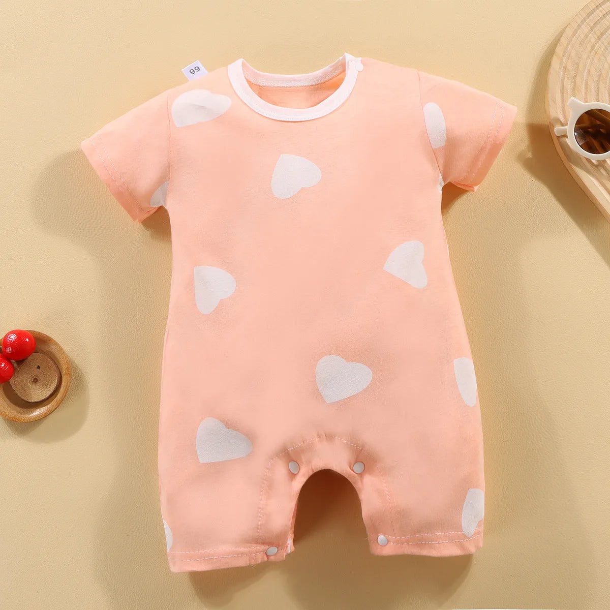 2025 Climbing Clothes Pure Cotton Summer New Version Of Male Baby Thin Female Short Sleeved Children Onesies Kids Clothes