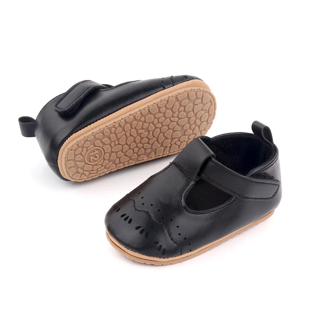 Baby PU Shoes Soft PU Leather and TPR Sole Anti-slip Design for Baby Boys and Girls Prewalking Shoes High Quality Infant Sandals