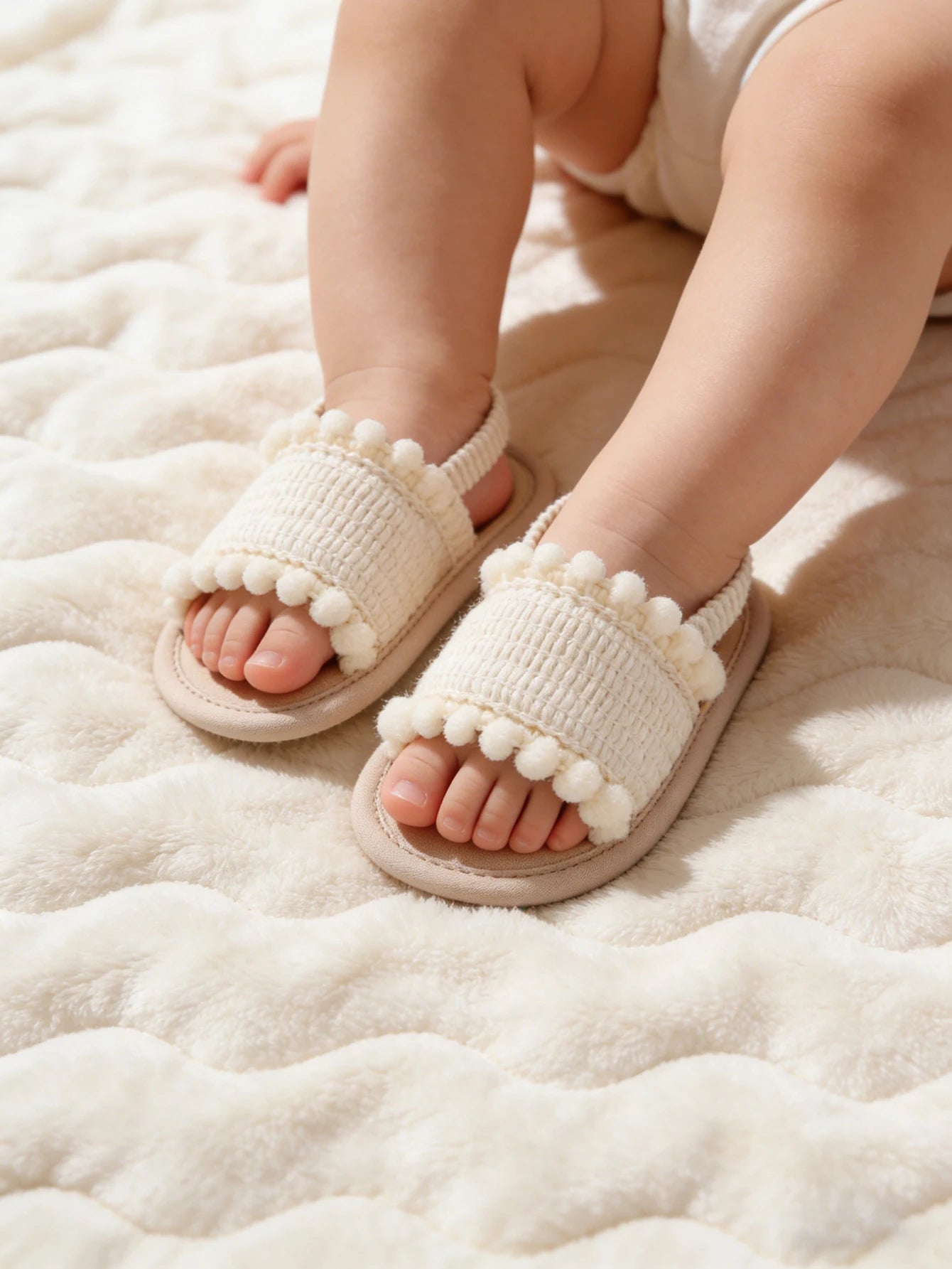 Baby girl sandals, summer shoes, outdoor first step for toddlers to learn to walk summer shoes for babies aged 0-18 months