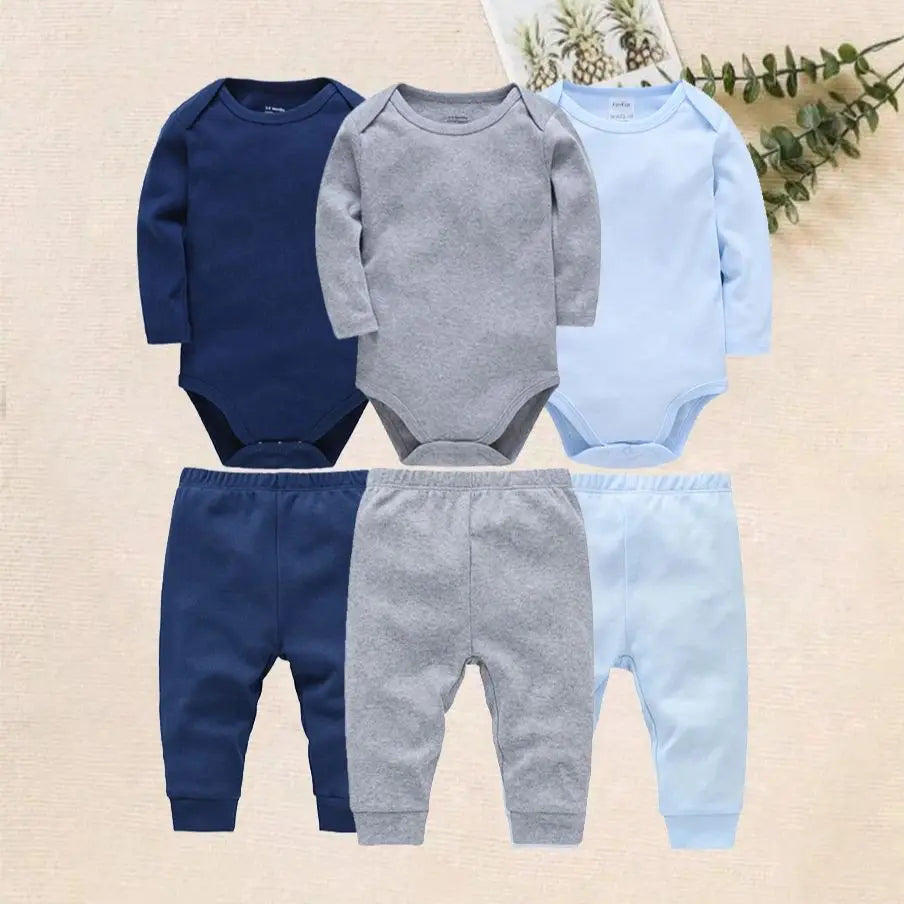 1/3/4/6 Pcs KAVKAS Baby Clothing Rompers Boys 100% Cotton Plain Bodysuit Girls Blank Muslin Jumpsuit 0-24 Months