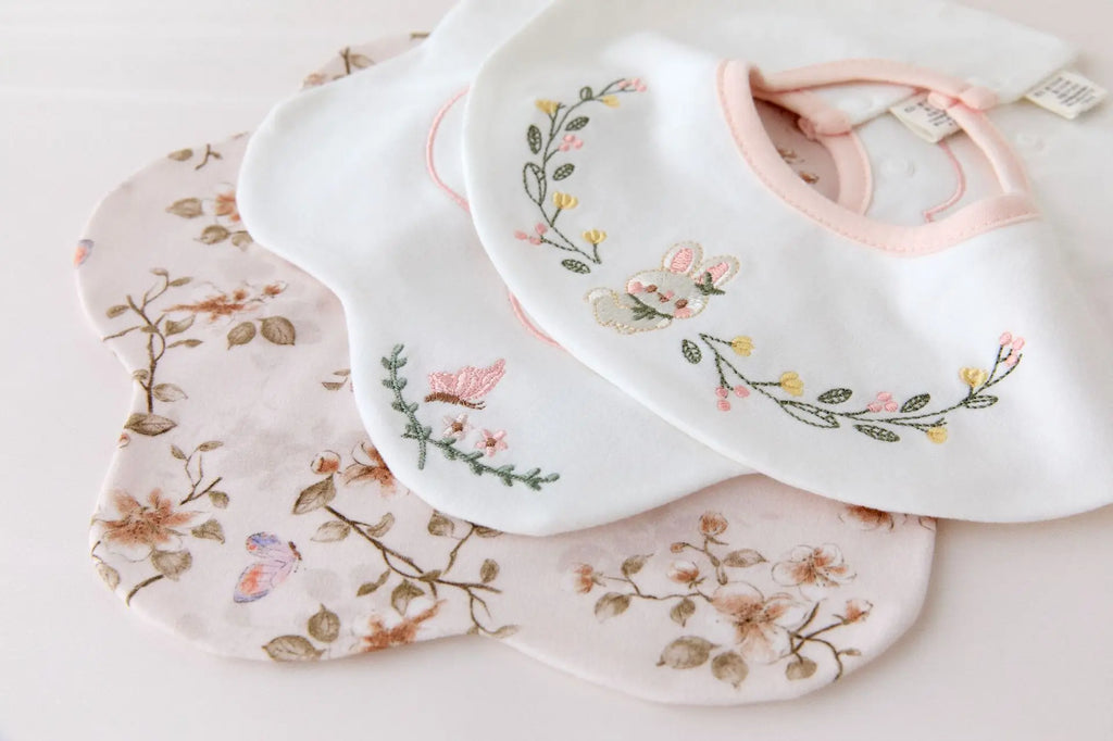 Cotton Infant Bibs for Babies A Class Quality Waterproof Backing Keeps Clothes Dry for Drooling Teething Newborns and Toddlers