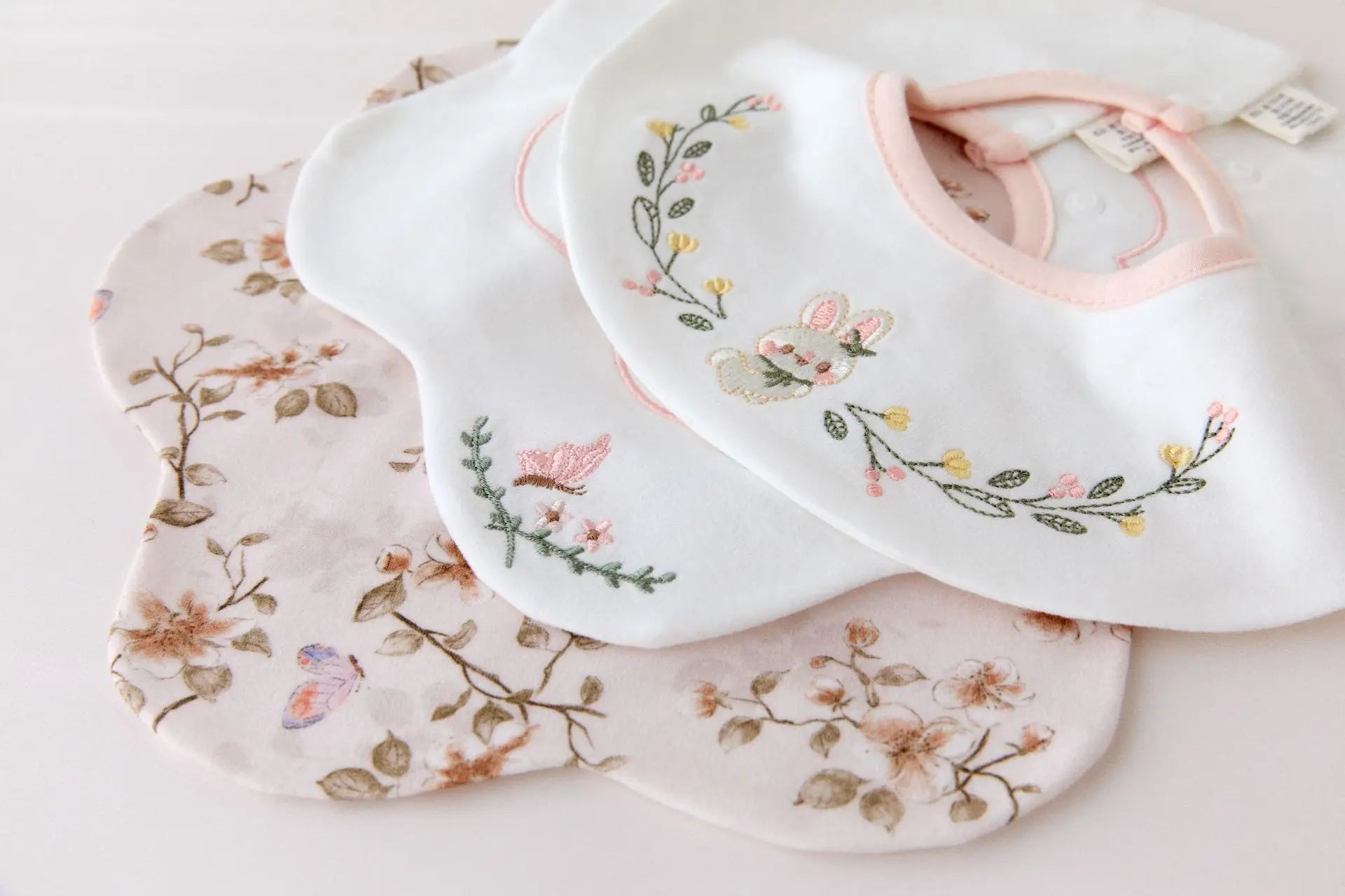 Cotton Infant Bibs for Babies A Class Quality Waterproof Backing Keeps Clothes Dry for Drooling Teething Newborns and Toddlers