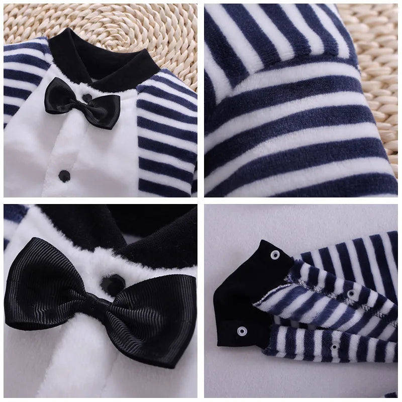 Ropa de Primavera Invierno para Bebé Recién Nacido Chaqueta Infantil para Niñas Mono para Niños Pelele de Franela Suave para Bebé Ropa de Bebé 0-18 Meses