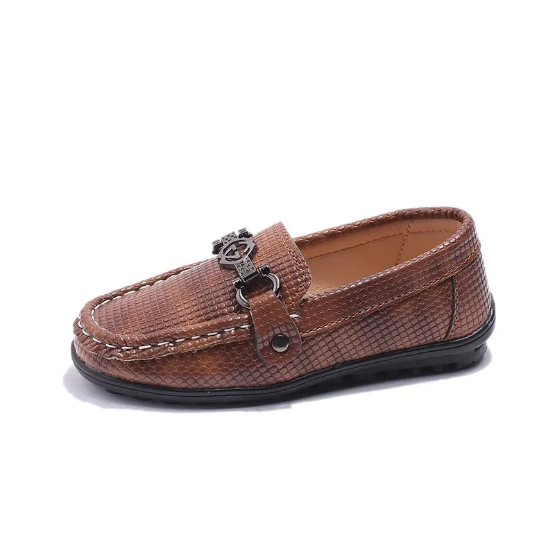 Leather Shoes Kids Loafers Casual for Boy Kid Shoe for Girl Soft Soled Shoes Leather Shoe for Kid Girls