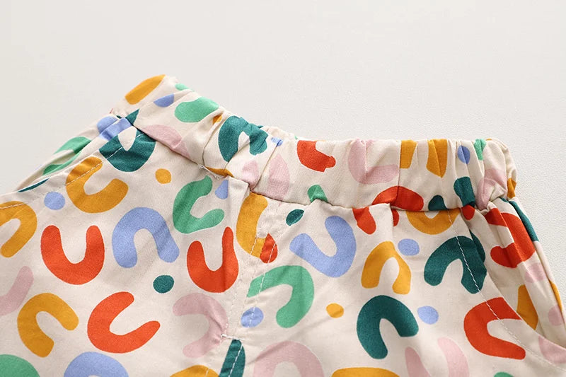 Nuevo Traje de Ropa de Verano para Bebés, Conjuntos Infantiles, Camisa de Letras de Moda para Niños, Pantalones Cortos, 2 Piezas/Conjuntos, Disfraz Casual para Niños Pequeños, Chándales para Niños
