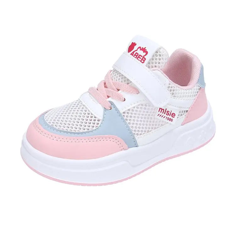 2026 New Leather Kids Running Shoes youngsters teens Casual Fashion Walking Sneakers Breathable Non-slip Girl Tennis Footwear