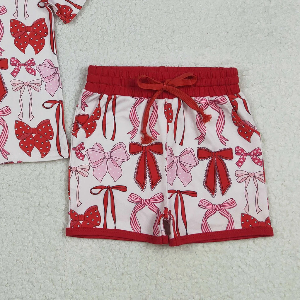 Summer clothing Baby Girls outfits Toddlers Girls wholesale boutique Embroidery Fishes Baby Girls Tunic Shorts Clothes