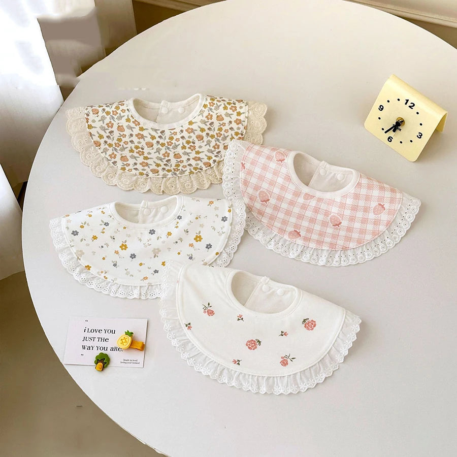 Cotton Infant Bibs for Babies A Class Quality Waterproof Backing Keeps Clothes Dry for Drooling Teething Newborns and Toddlers
