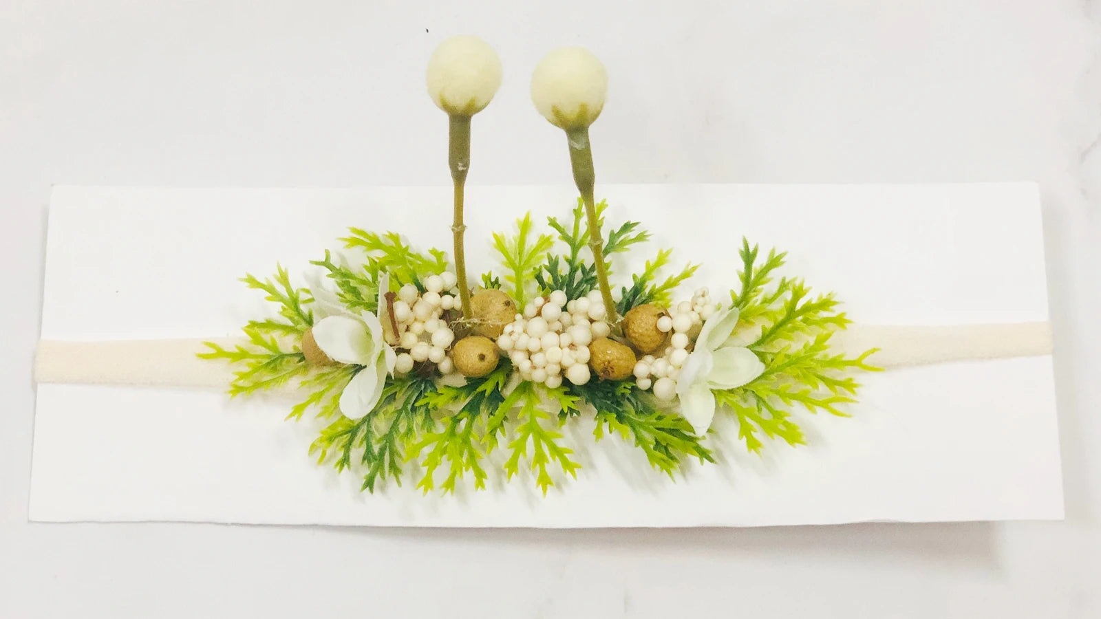 Newborn Headband for Photography Props Flower Baby Girl Tieback Flowers Pearl Wreath Newborn Photography Infant Hair Accessories