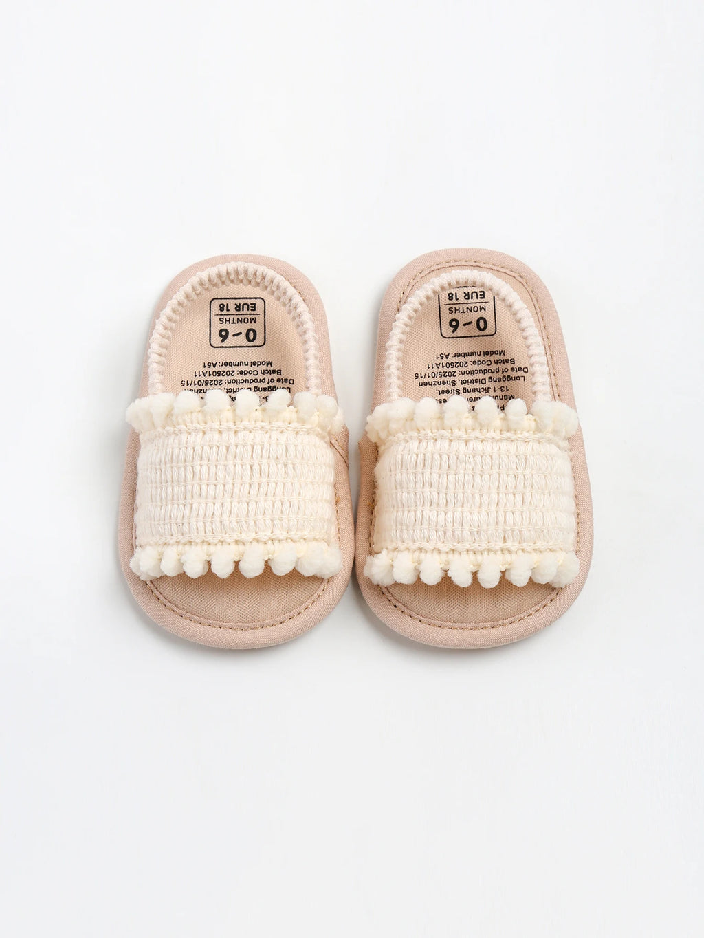 Baby girl sandals, summer shoes, outdoor first step for toddlers to learn to walk summer shoes for babies aged 0-18 months