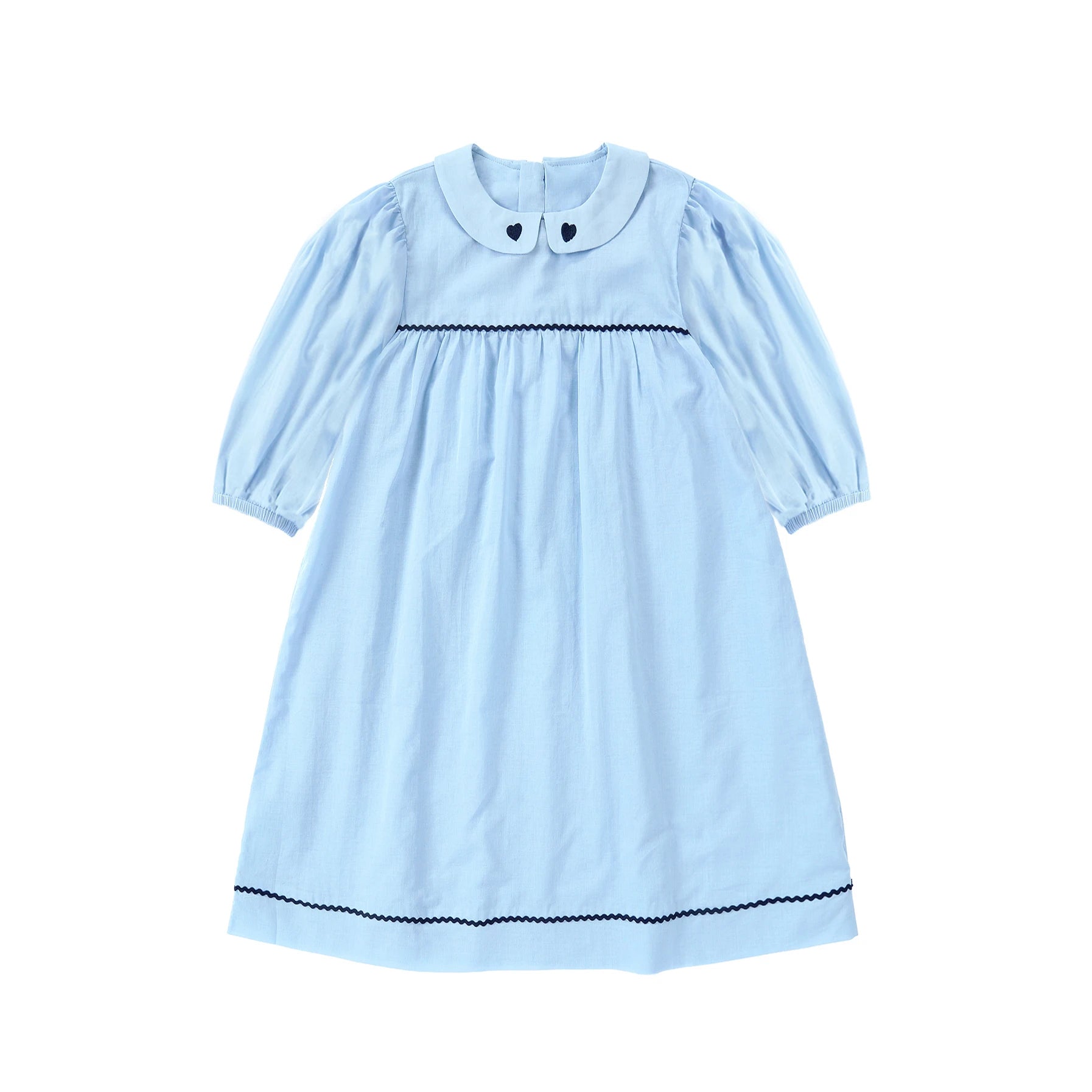 AP Barcelona Blue collection Girls Dress Embroidery Brothers Sisters Family Matching Clothing Boys Plaid Set Knit Top