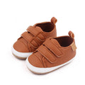 Zapatos de bebé, zapatos de bebé de primavera y otoño de 0 a 1 año, zapatos de bebé con doble velcro, suela blanda casual antideslizante, zapatos de bebé de caña baja
