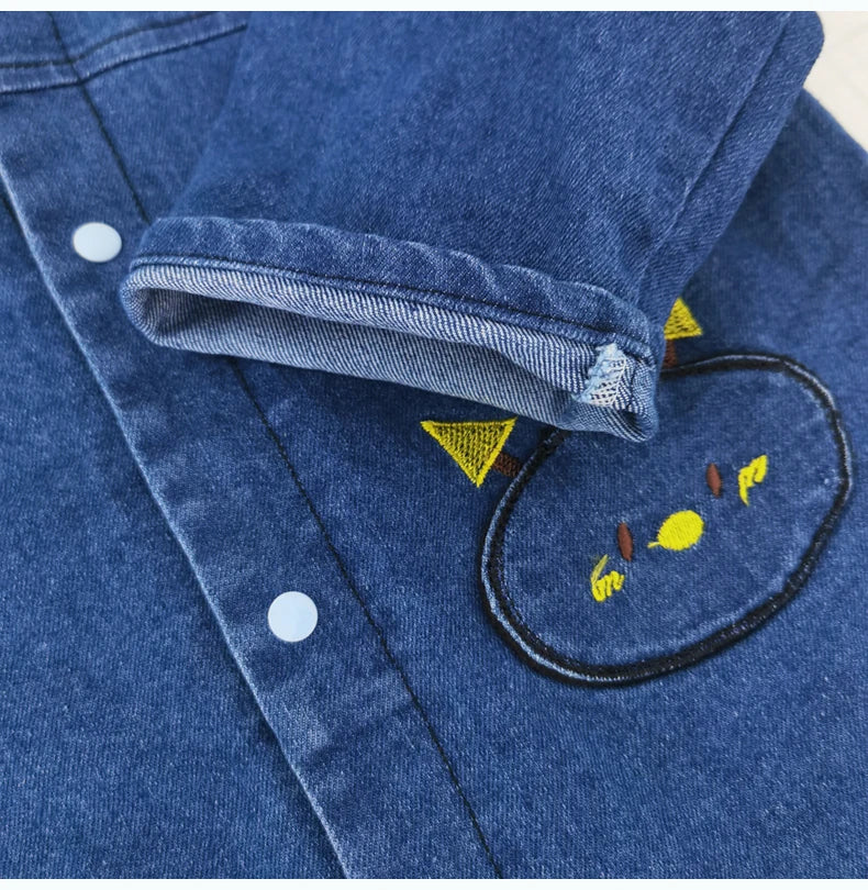 IENENS Baby Strampler Neugeborenen-Jumpsuits Kleidung Jeans Overall 0-18 Monate Junge Mädchen Weiche Anzüge Kinderkleidung