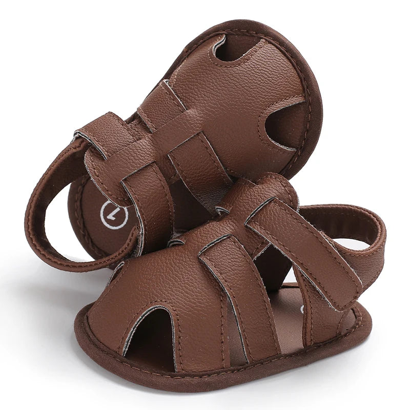 0-18M Baby Walking Sandals Breathable Soft Sole Shoes Newborn Boys Girls Summer First Walkers Infant Toddler Beach Casual