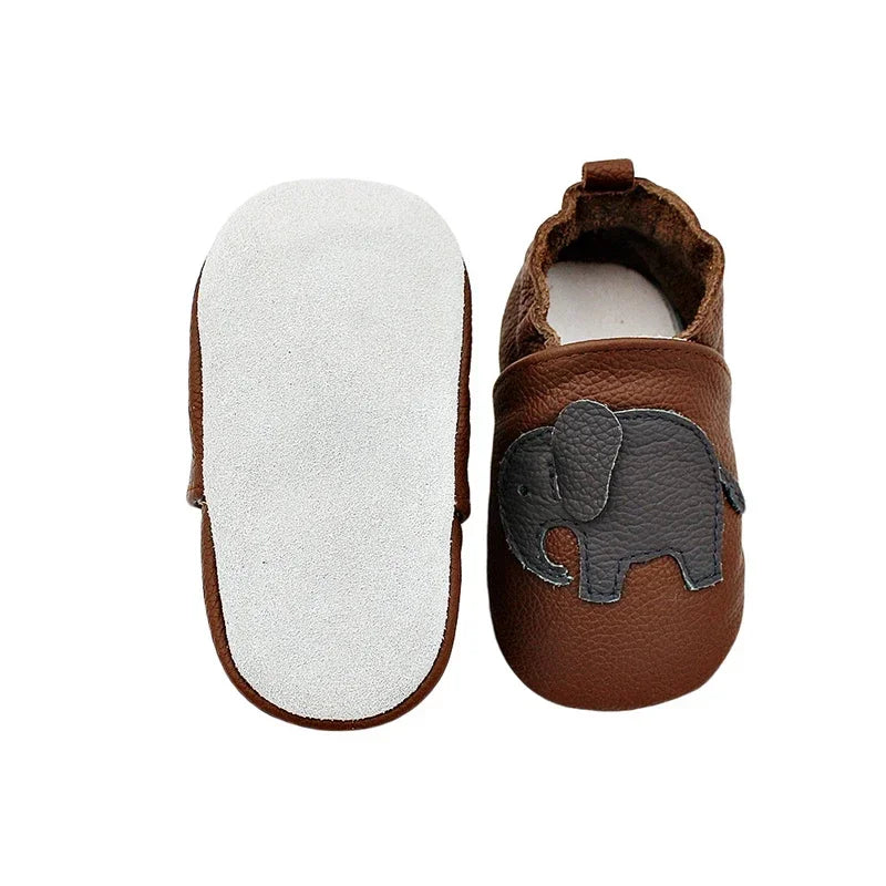 Zapatos de bebé de piel de vaca suave, botines para recién nacidos, niños y niñas, mocasines para bebés, pantuflas, primeros pasos, zapatillas deportivas