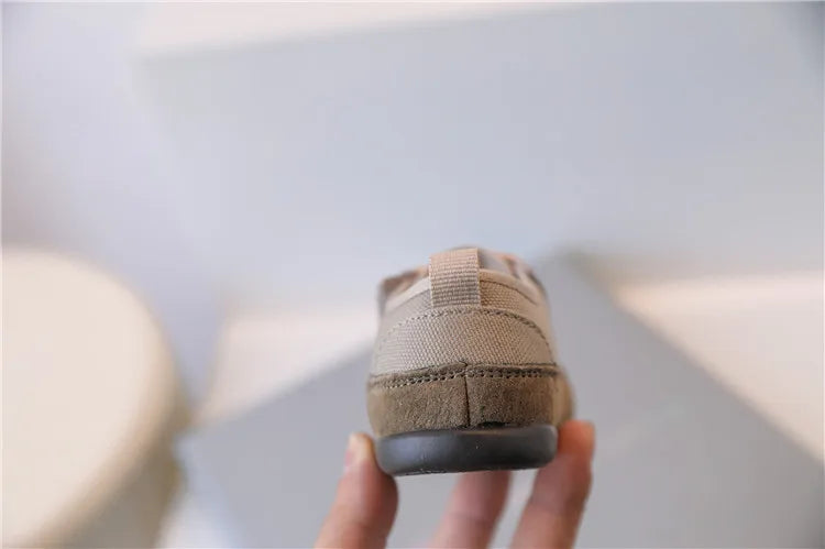 New Baby Shoes For Boy Canvas Toddler Kids Casual Shoes Soft Sole Outdoor Tennis Fashion Little Girls Sneakers