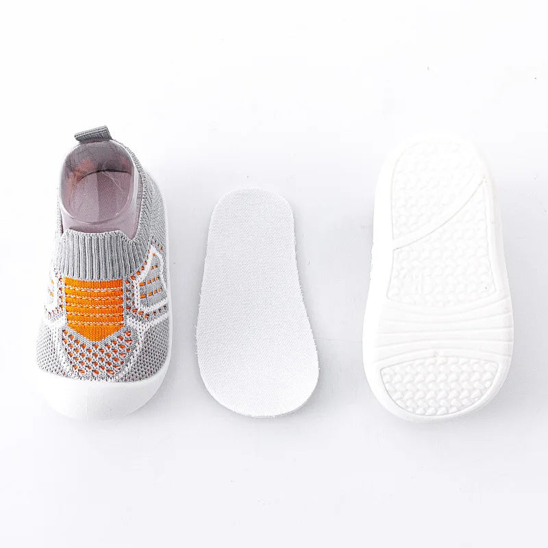 Baby Schuhe Anti-Rutsch Atmungsaktive Krabbelschuhe mit Gummisohle für Kinder Jungen Mesh-Schuhe Weiche Sohle Baby Mädchen