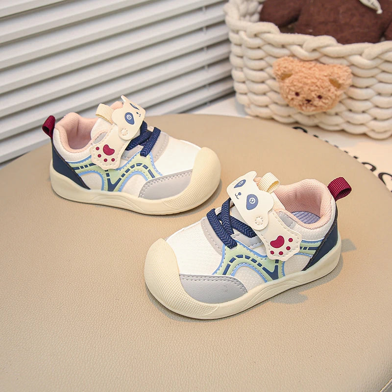 Baby Walking Shoes Autumn New Style Girls RetroStyle Soft Sole Non Slip Casual Shoes Boys BreathableVersatile Forrest Cute Shoes