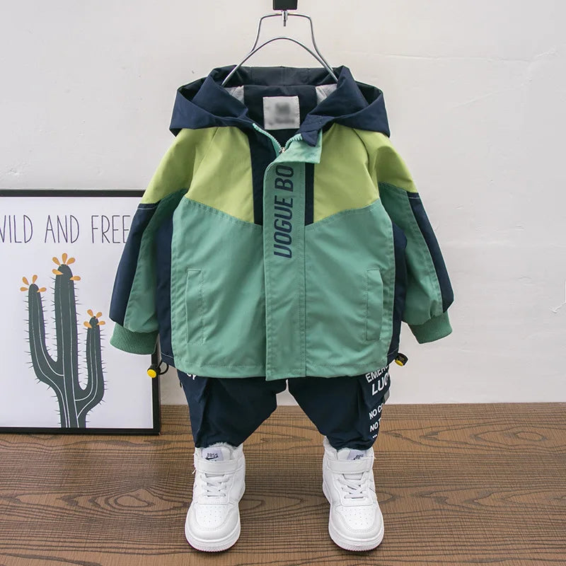 Ropa de invierno para niños, conjunto de ropa de bebé estilo coreano, abrigo para bebé, conjuntos de ropa para niños de 2 a 7 años