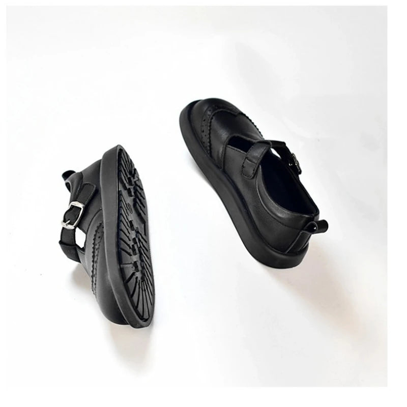 Genuine Leather Boys Leather Shoes Autumn Spring Cow Leather Children's School Shoes Party Baby Girls' Casual Shoes