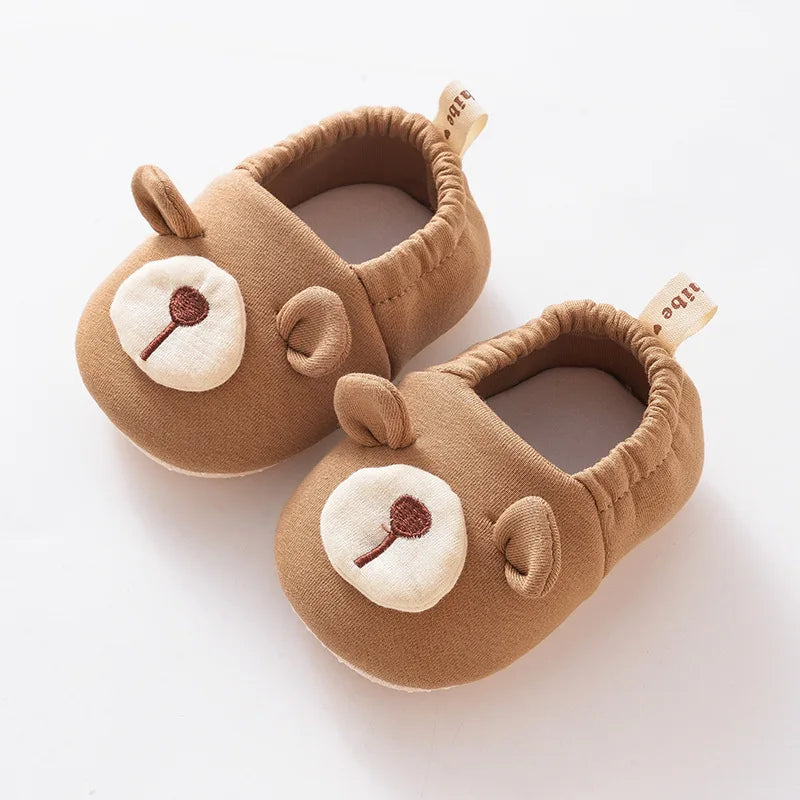 Neugeborenen-Babyschuhe für Mädchen Jungen Süße Weiche Kleinkind-Bodenschuhe Sportschuhe für Kleinkinder Erste Lauflernschuhe Lässige Cartoon-Babyschuhe Rutschfest
