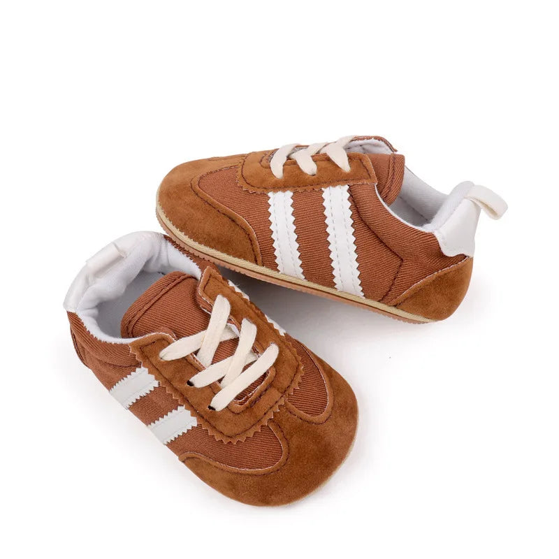 Lauflernschuhe Lässige Canvas-Sneaker für Neugeborene, Baby-Jungen und Mädchen, weiche Gummisohle, Kleinkind-Krabbelschuhe
