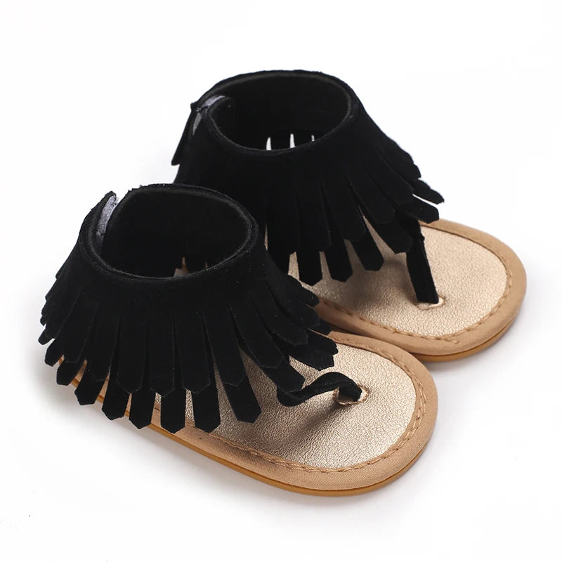 0-18M Baby Walking Sandals - Breathable Anti-Slip Soft Sole Shoes for Newborn Boys & Girls, Summer Infant First Walkers