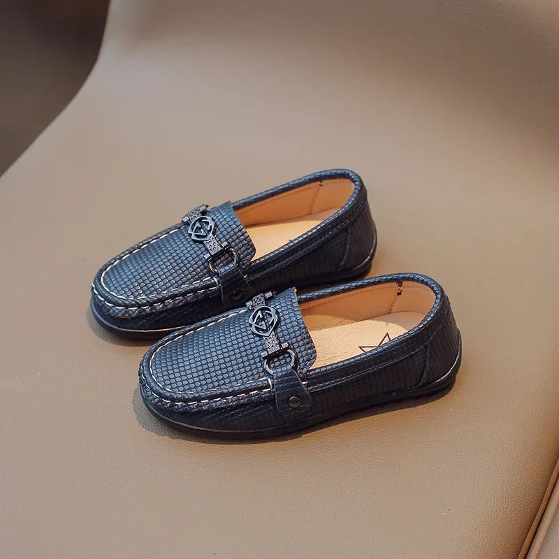 Leather Shoes Kids Loafers Casual for Boy Kid Shoe for Girl Soft Soled Shoes Leather Shoe for Kid Girls