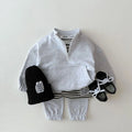 Baby Jungen Mädchen Kleider Set Säugling Kinder Baumwolle Oberteile Jacke Hose Anzug Kleinkind Jungen Sweatshirt Hosen Kleidung 2tlg/Set Trainingsanzug
