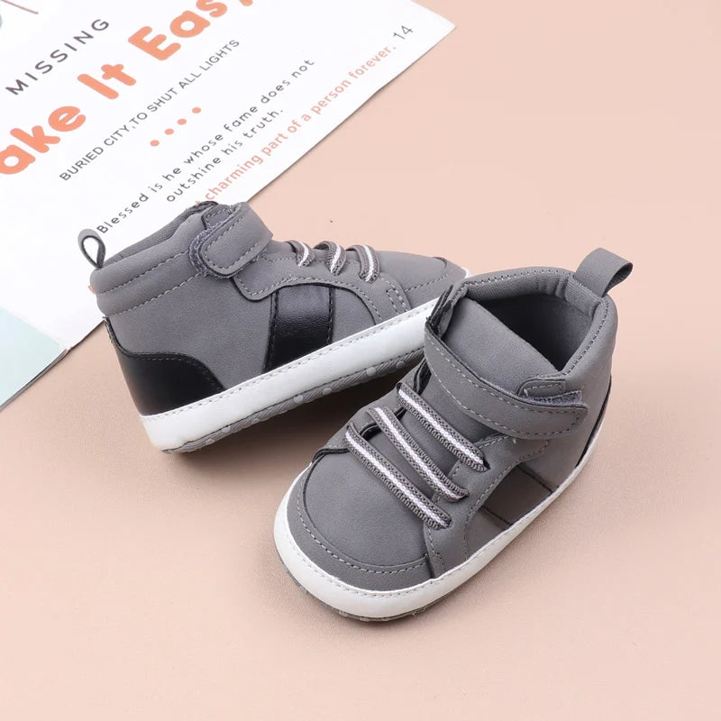 Zapatos de bebé de algodón suave de alta calidad, estilo primavera y otoño, para niños y niñas de 0 a 9 a 18 meses, nueva moda para bebés 2024 BHX3190