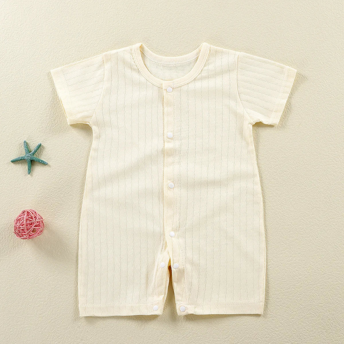 New Baby Newborn Clothes Baby Short-sleeved Jumpsuit 0-2 Years Old Boys Girls Romper Children Wrapping Clothes