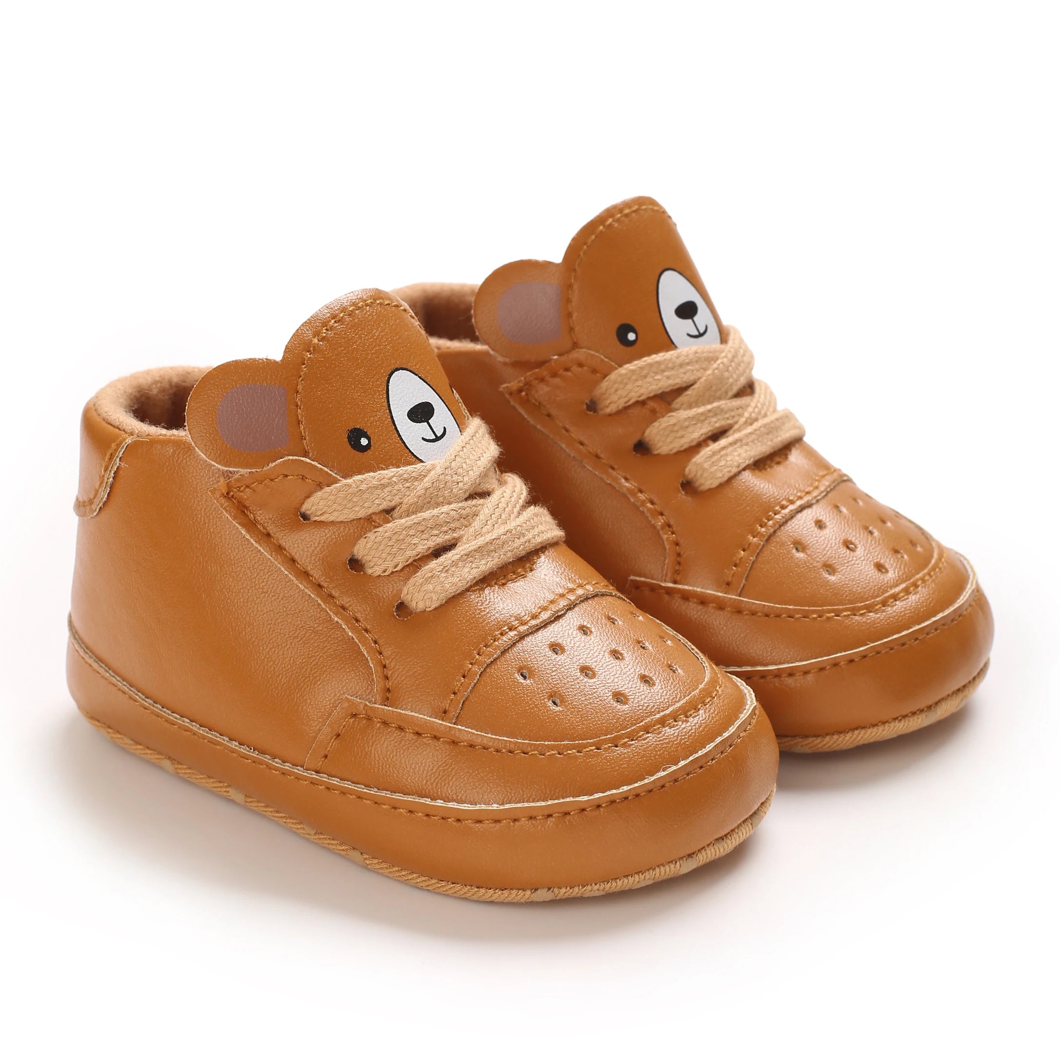 Süße Cartoon-Babyschuhe für Frühling und Herbst 0-18M Neugeborene Jungen und Mädchen rutschfeste Lauflernschuhe weiche Sohlen Sportschuhe