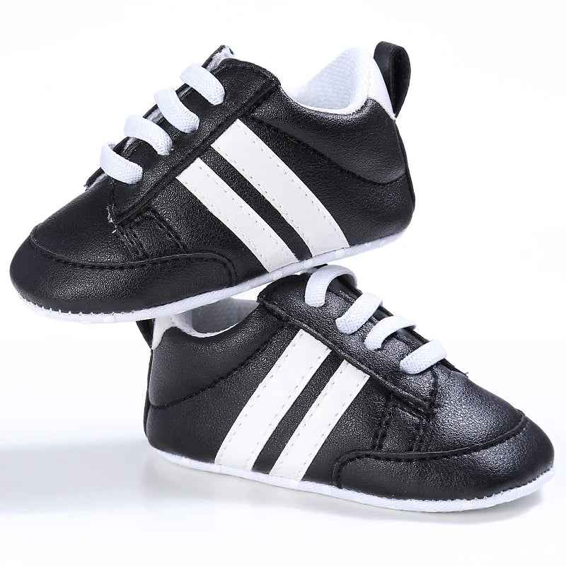 Male and Female Baby Sports Shoes 0-1 Year Old Soft Soled Fashionable Casual Walking Shoes For Spring/Summer Babies and Children