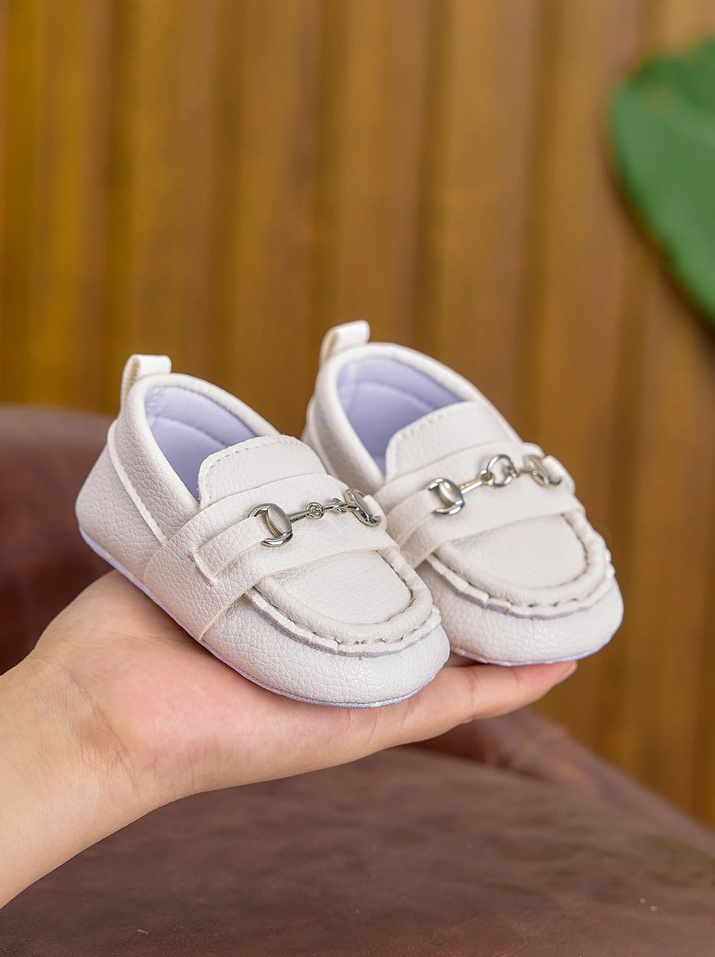 Baby British-Style Loafers, Soft-Soled Pre-Walker Shoes for 0-1 Year Old Babies