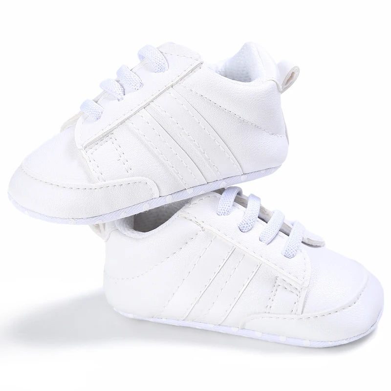 Male and Female Baby Sports Shoes 0-1 Year Old Soft Soled Fashionable Casual Walking Shoes For Spring/Summer Babies and Children
