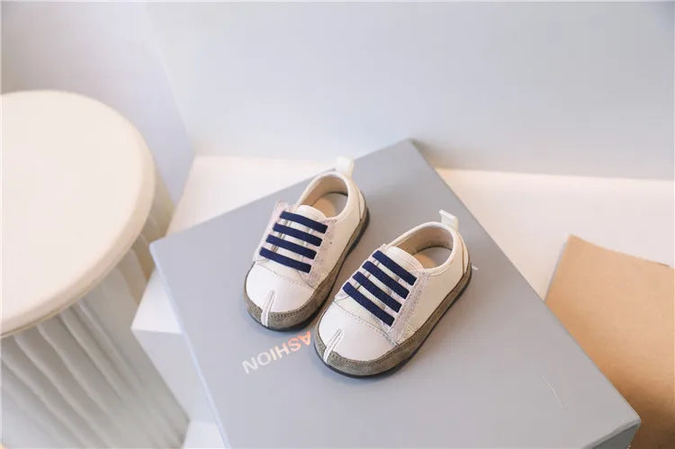 New Baby Shoes For Boy Canvas Toddler Kids Casual Shoes Soft Sole Outdoor Tennis Fashion Little Girls Sneakers