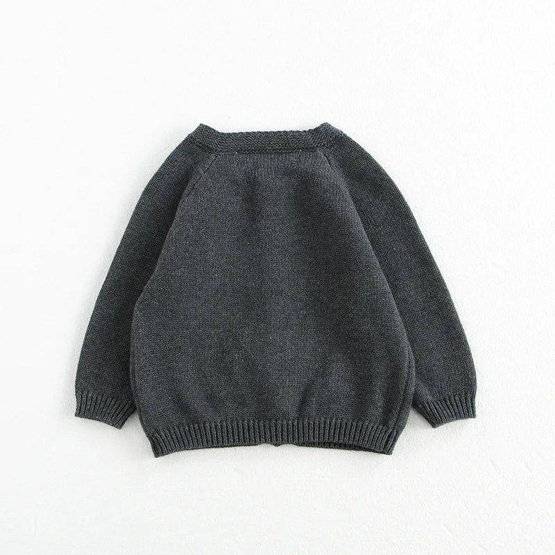 Baby Girl Clothing Cotton Knit Mushroom Embroidered Onesie Bodysuit and Beanie 0-3Y Baby Boy Clothes Cardigan Casual Outfit