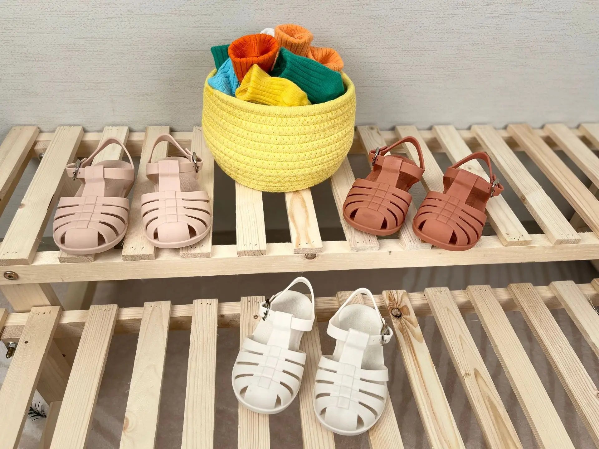 Baby Girls Summer Sandals 2-7y Toddler Soft Non-slip Princess Solid Kids Candy Jelly Children Shoes Casual Roman Sandals