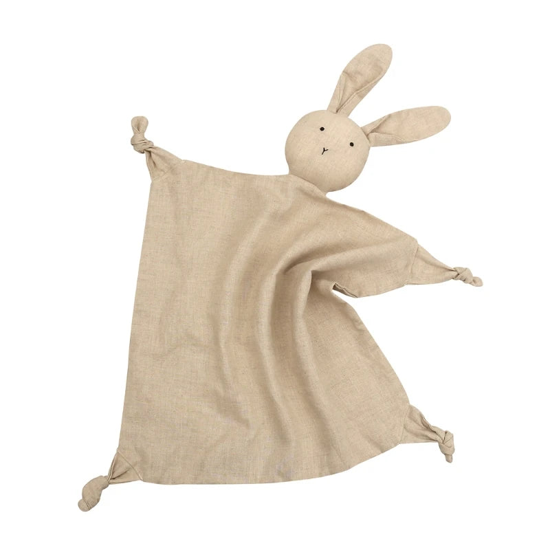 Baby Towel Cotton Stuffed Toys Cartoon Cute Rabbit Towels Soothe Appease Newborn Soft Comforting Sleeping Toy Gift P31B