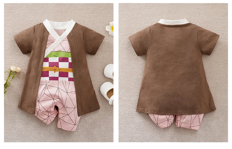 Ropa de rol para bebés, mono de primavera y otoño, ropa personalizada de algodón puro para bebés, niños y niñas
