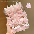 10 Stück süße rosa Haarnadeln, niedliche und vielseitige Kronen-Schleifen-Pony-Haarspangen, Kinder-Baby-Haarschmuck-Set für Mädchen