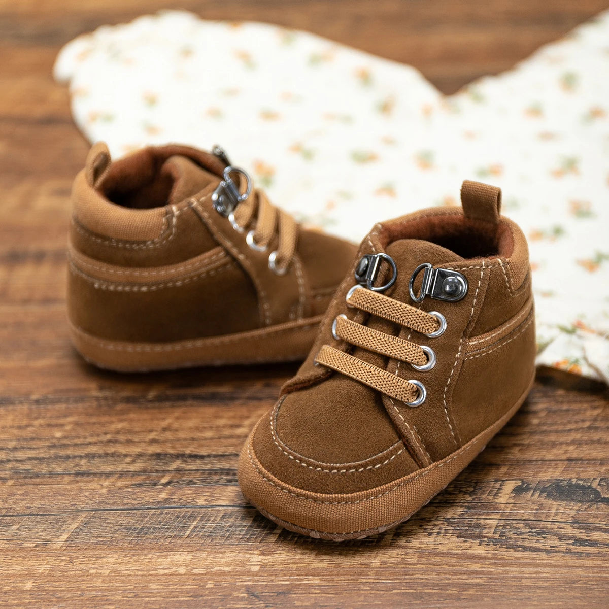 Baby-Sneaker, Kleinkind-Jungen-Mädchen-Sportschuhe, Kleinkind-Freizeitschuhe mit Baumwollsohle, rutschfeste PU-Lauflernschuhe, Krabbelschuhe, Basketballschuhe
