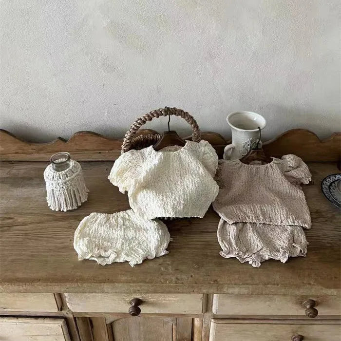 Camiseta de Bebé Niño, Conjunto de Verano, Ropa de Moda para Niños, Manga Corta, Vacaciones, Uso Casual, Tops de Algodón, Traje de Pantalones Cortos, Ropa Infantil