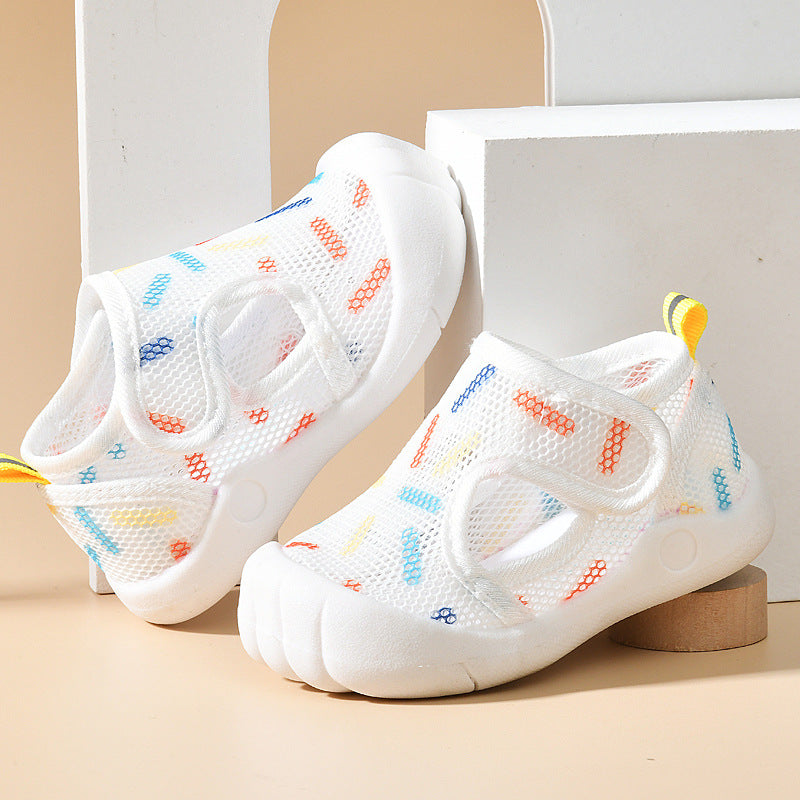 Sandalias Baby Sandals 2024New Summer Baby Shoe 0-2Year Old Non Slip Walking Shoe Soft Sole Sandals for Girls Kids Shoeбосоножки