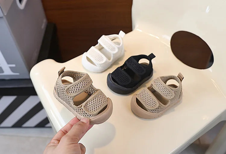 0-3 Years Baby Sandals Soft Summer Shoes Infant Outwear First Walkers Little Toddler Boys Girls Open-toed Sandals For Baby