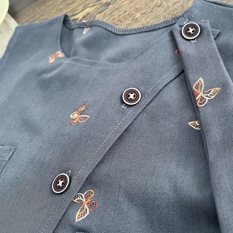 Conjuntos de Ropa para Niños Primavera Otoño 2026 Chaleco de Moda Infantil Camisas Pantalones 3 Piezas Traje de Fiesta para Bebé Niño Trajes Niños Cumpleaños Conjunto 5