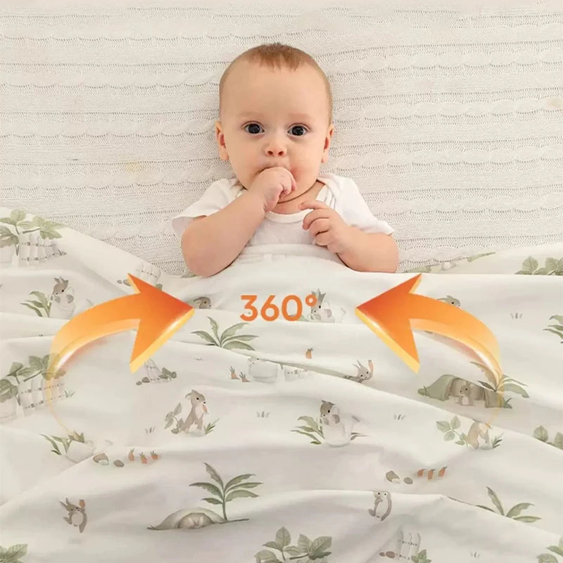Infant Swaddling Cloth Baby Bath Towel Newborn Bathrobe Cotton Swaddle Blanket for Boy Girl Children's wrap